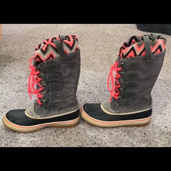 Sorel Joan Of Arctic Knit Boot II Shale 8 EUC💕 - Picture 5 of 9